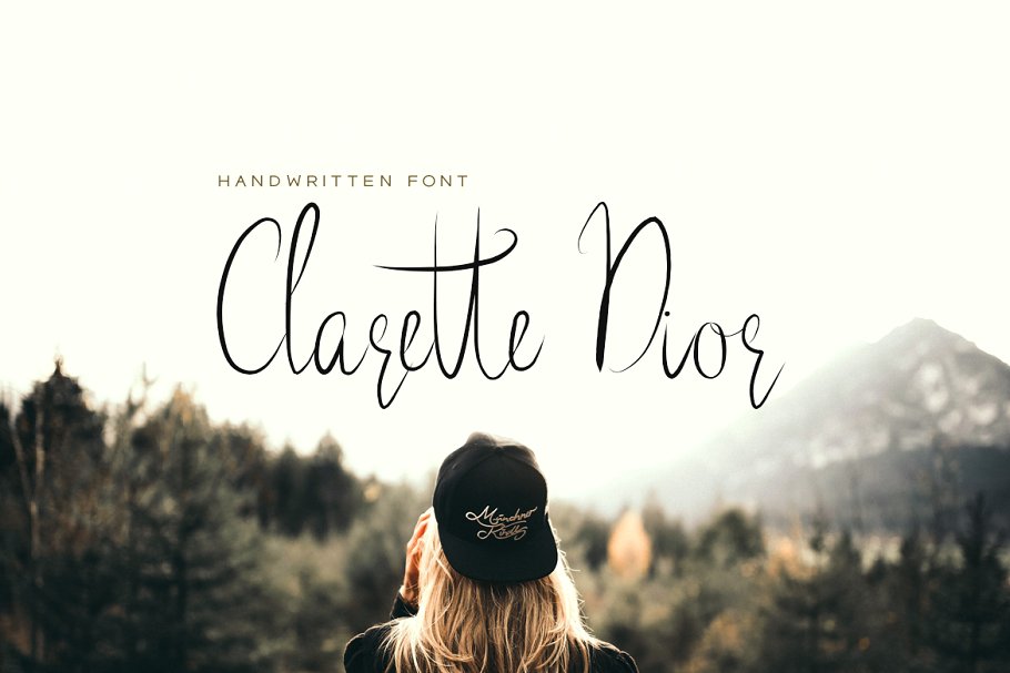 Clarette Dior Swashes Font preview